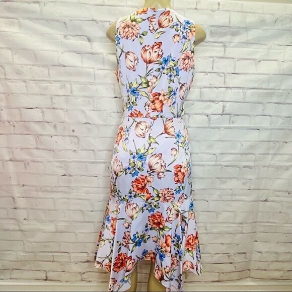 Maggy London Floral Charmeuse Midi dress NWOT size 10 - Picture 5 of 14